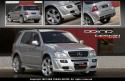 Voorbumper  ''Exclusive-Line'' voor de Mercedes ML W163